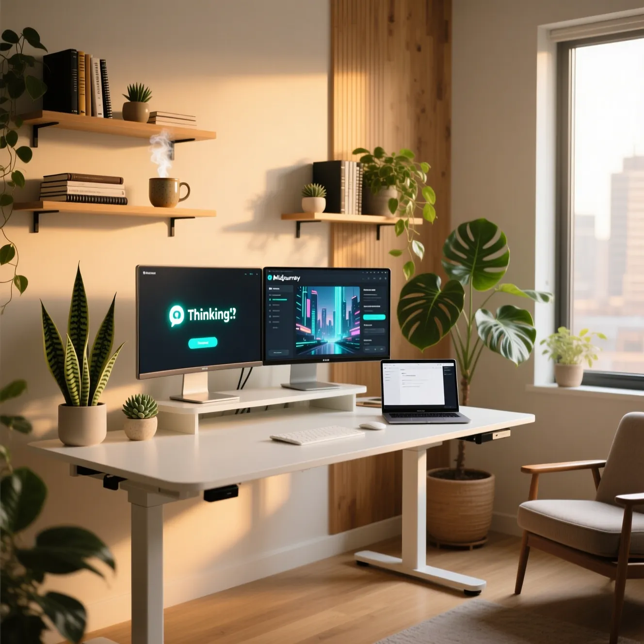 دفتر کار خانگی مجهز به ابزار هوش مصنوعی