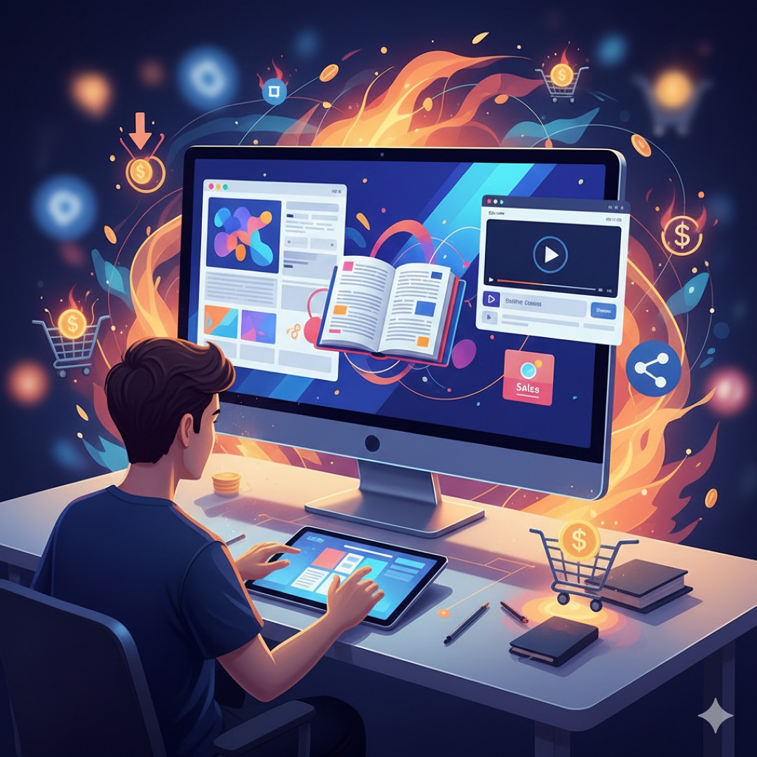 تولید و فروش محصولات دیجیتال