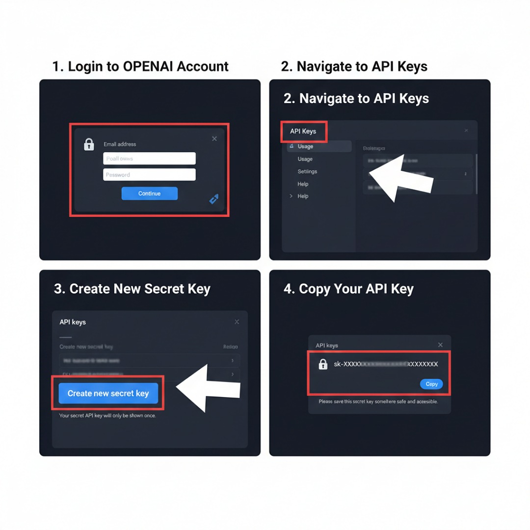 تنظیمات API OpenAI
