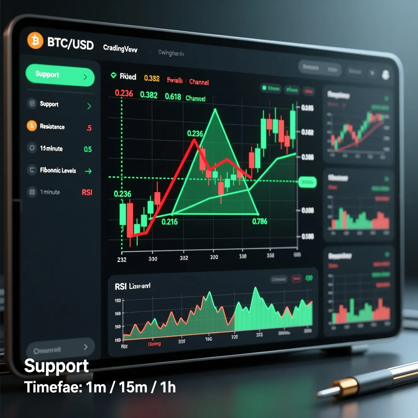 ابزارهای تحلیل تکنیکال در TradingView