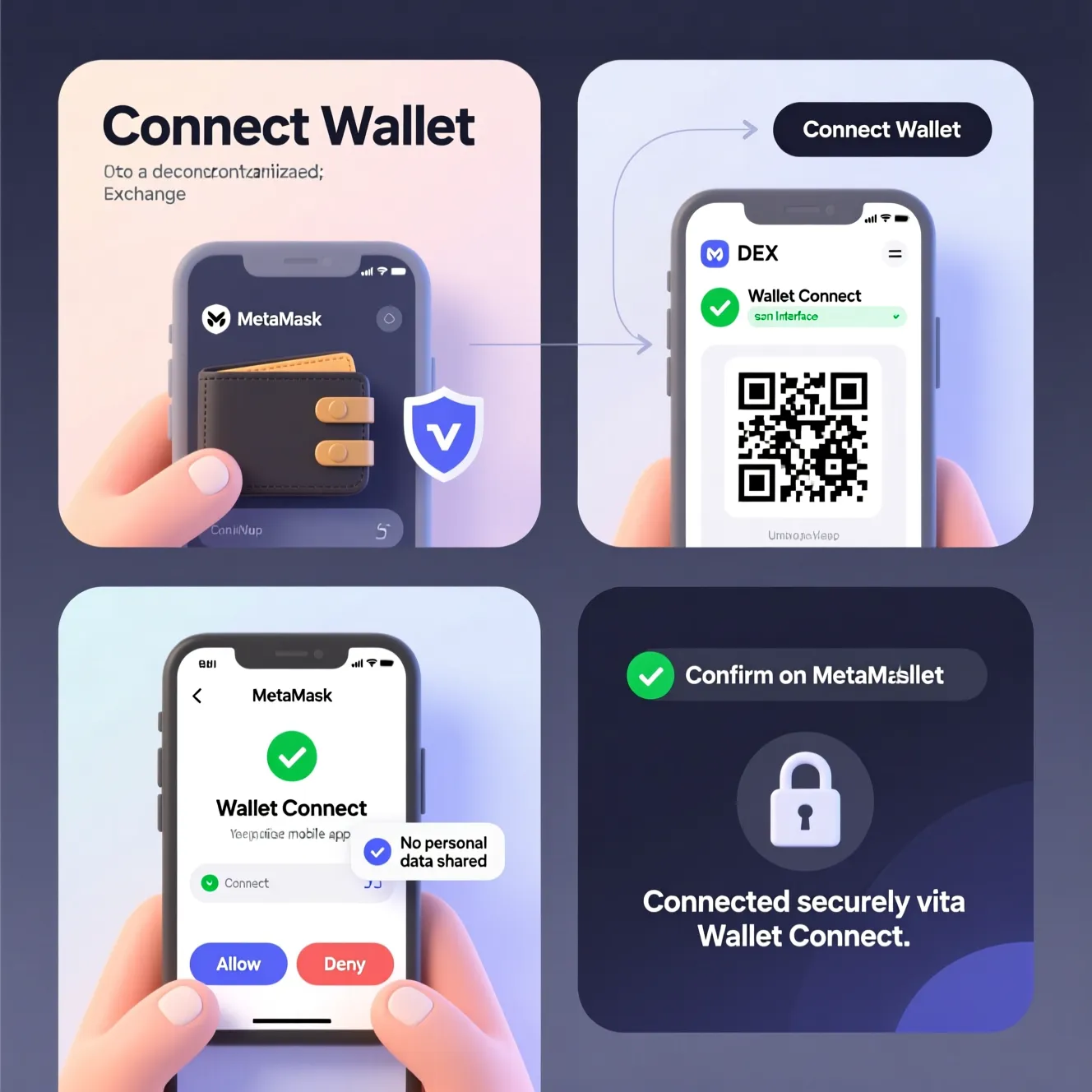 اتصال کیف پول به صرافی غیرمتمرکز